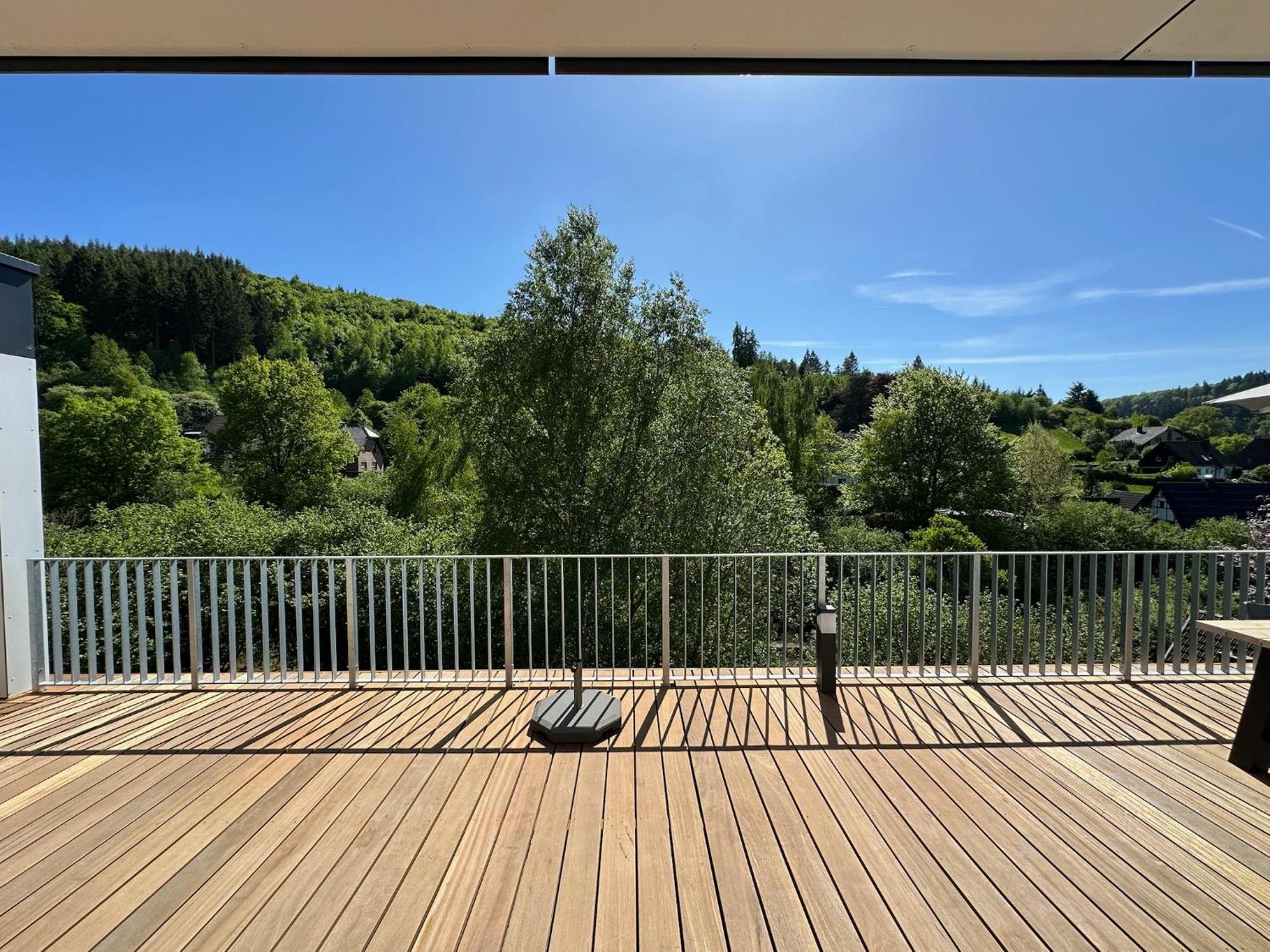 Villa Holgenbach - Penthouse- Und Ferienwohnung Im Nationalpark Eifel 施莱登 外观 照片
