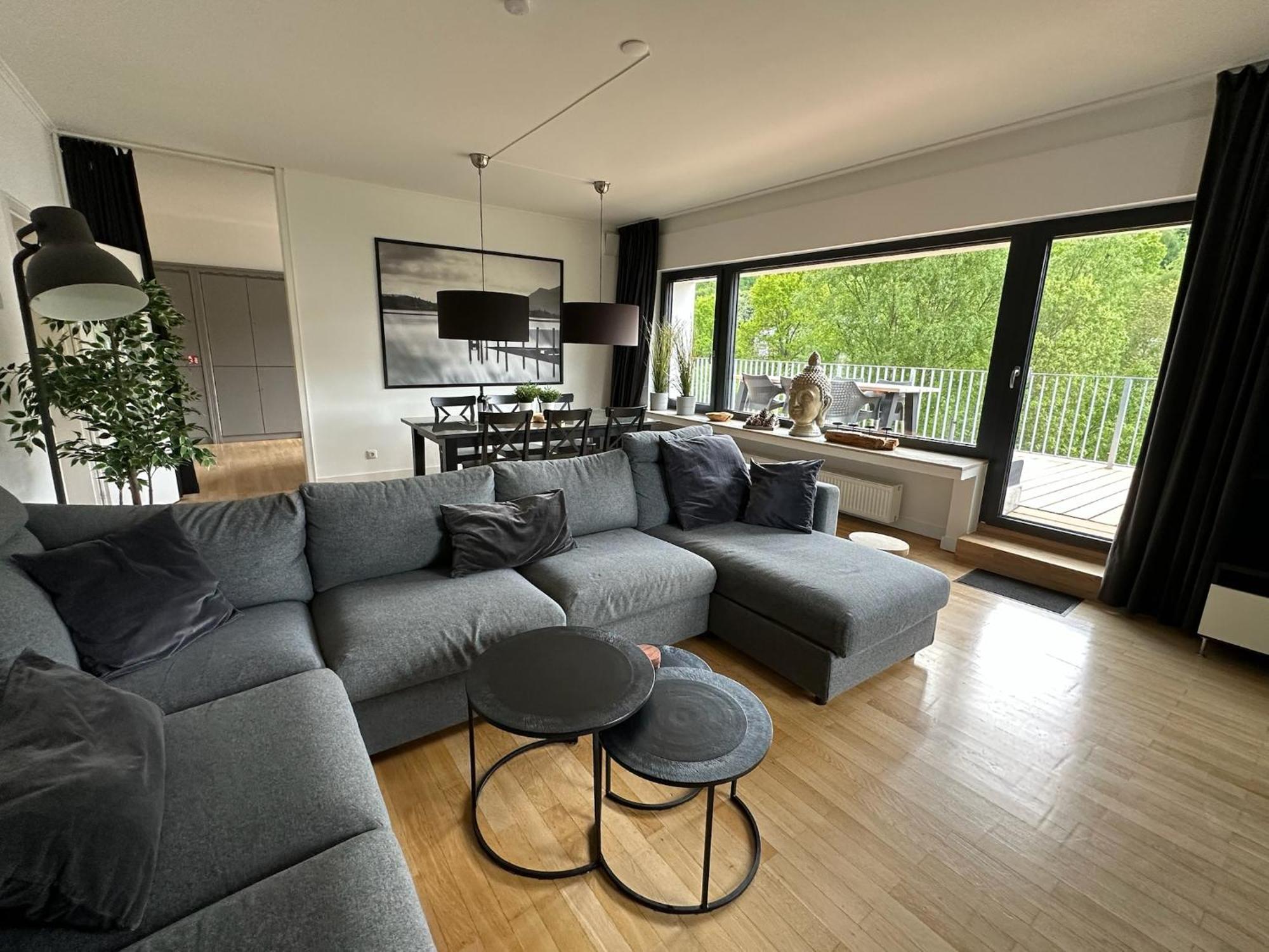 Villa Holgenbach - Penthouse- Und Ferienwohnung Im Nationalpark Eifel 施莱登 外观 照片