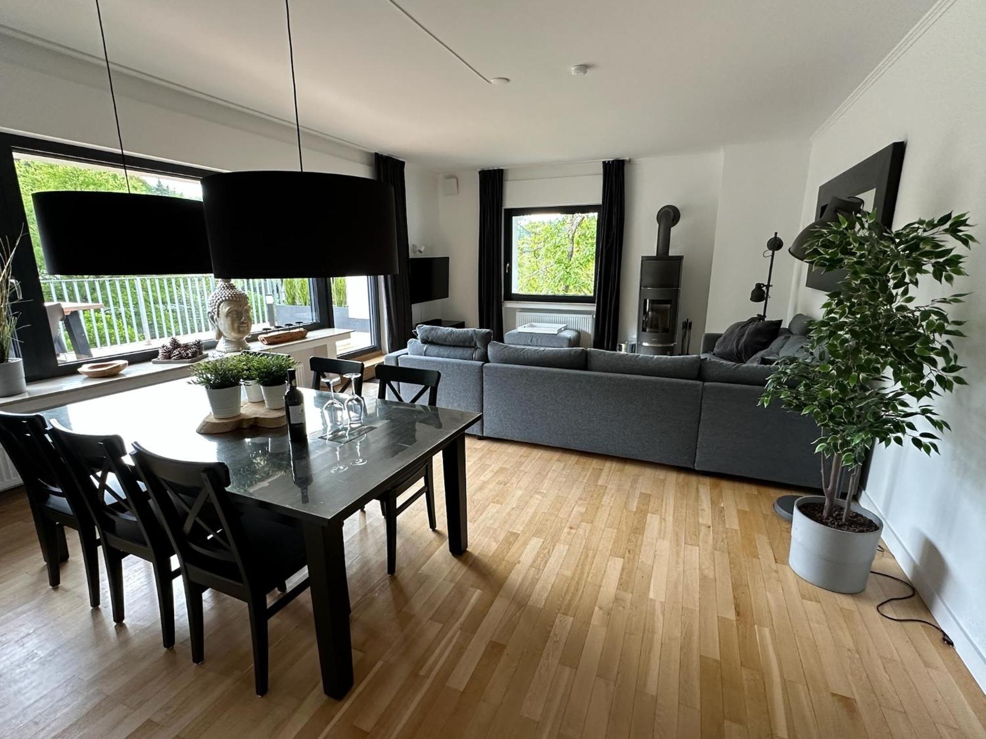 Villa Holgenbach - Penthouse- Und Ferienwohnung Im Nationalpark Eifel 施莱登 外观 照片
